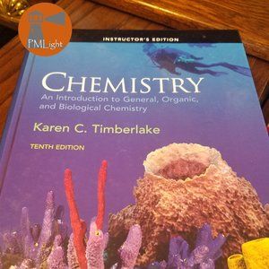 Chemistry Textbook Timberlake Hardback Instructors Edition 10th E